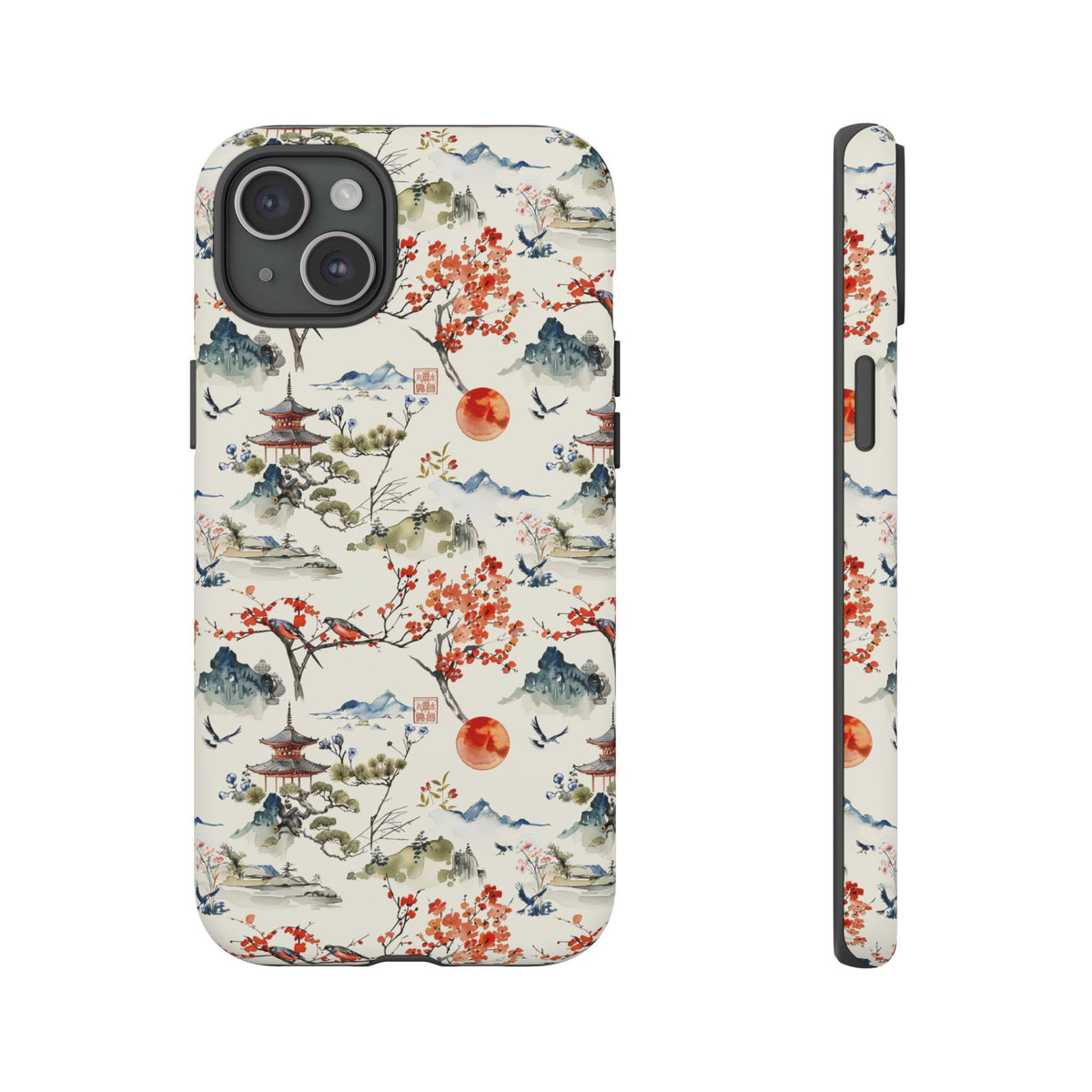 Japanese Pattern Phone Case – Elegant & Timeless Design for Your Phone 120