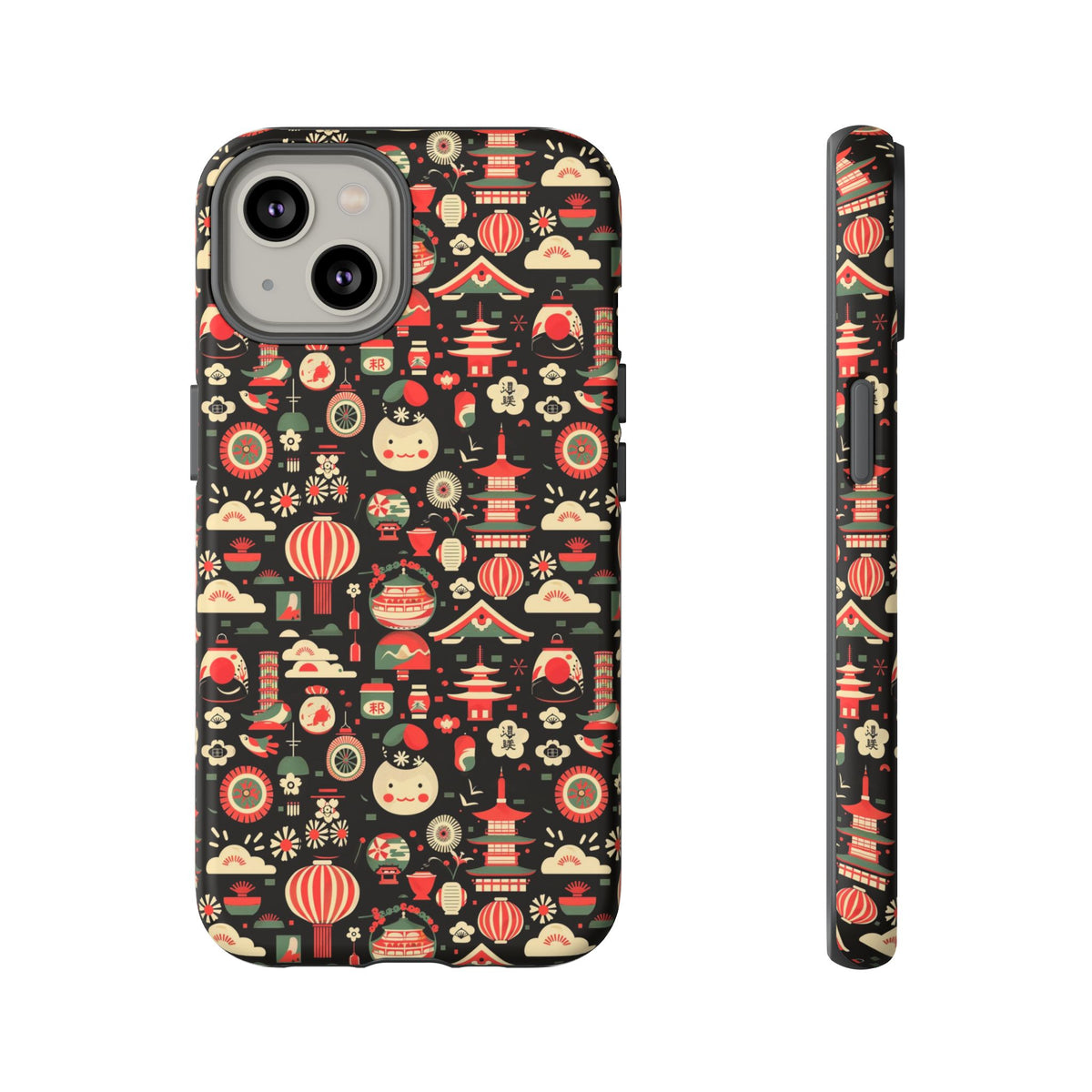 Japanese Pattern Phone Case – Elegant & Timeless Design for Your Phone 032