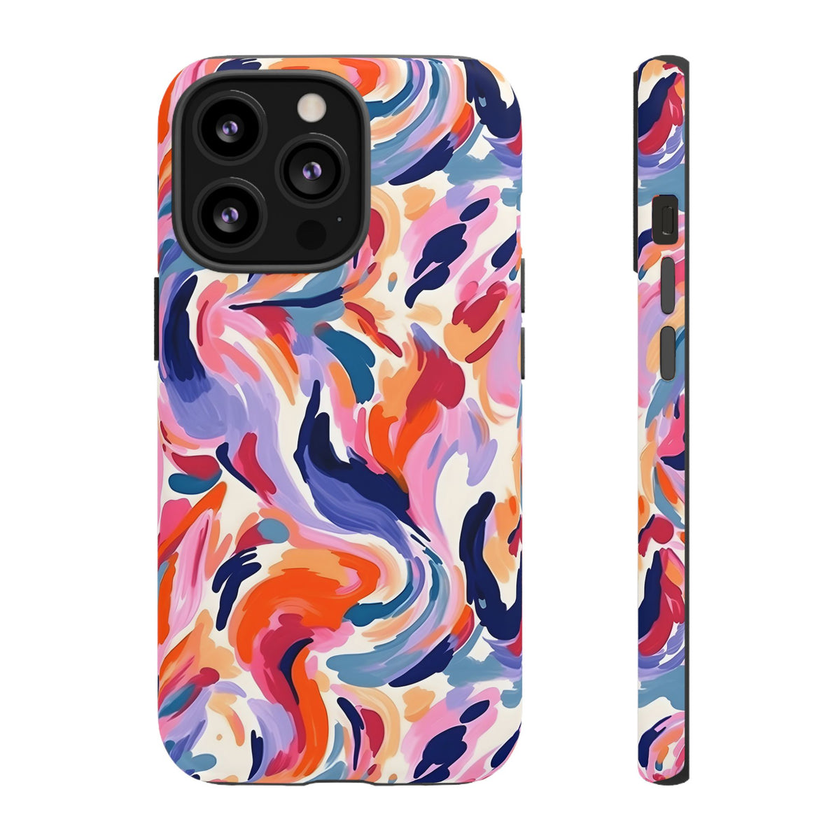 Abstract Painting Design Phone Case – Modern Art-Inspired Phone Cover 3