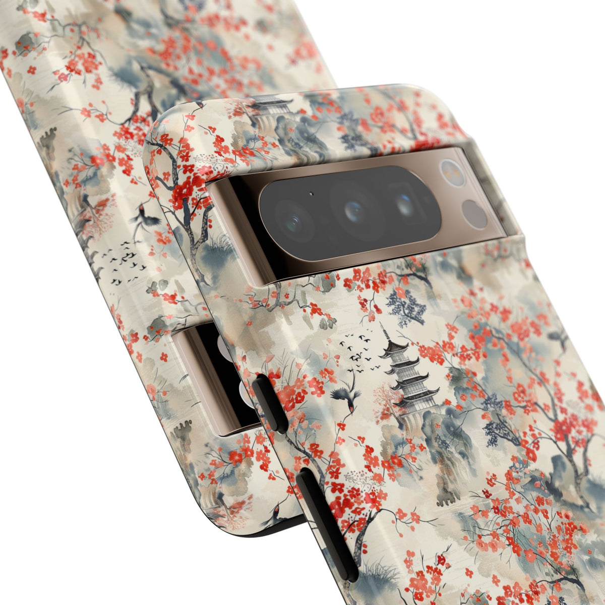 Japanese Style Pattern Phone Case - Elegant & Protective Cover