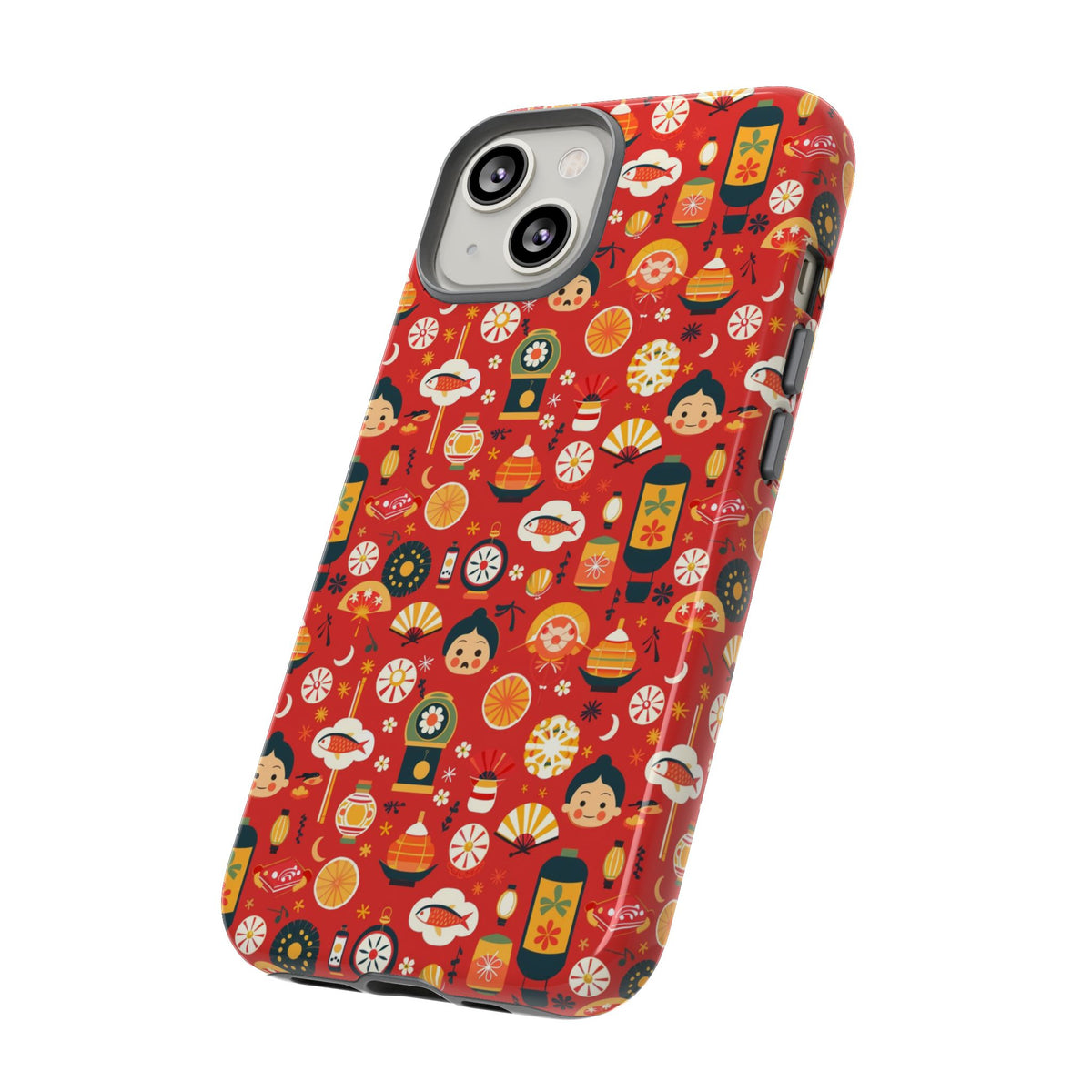 Japanese Pattern Phone Case – Elegant & Timeless Design for Your Phone 087