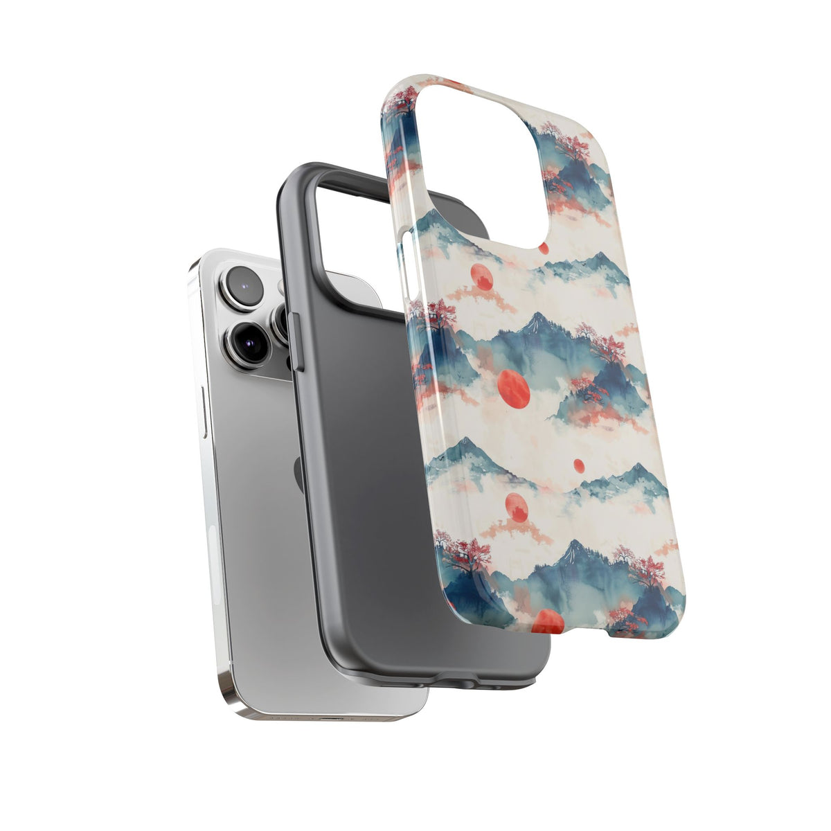 Japanese Pattern Phone Case – Elegant & Timeless Design for Your Phone 477