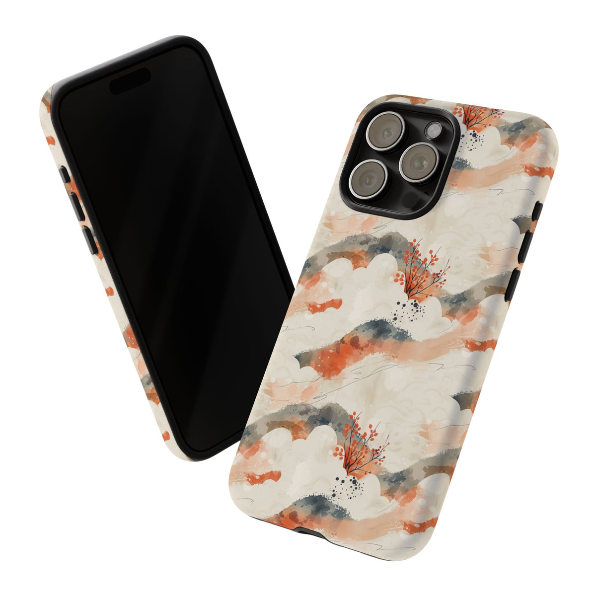 Japanese Pattern Phone Case – Elegant & Timeless Design for Your Phone 017