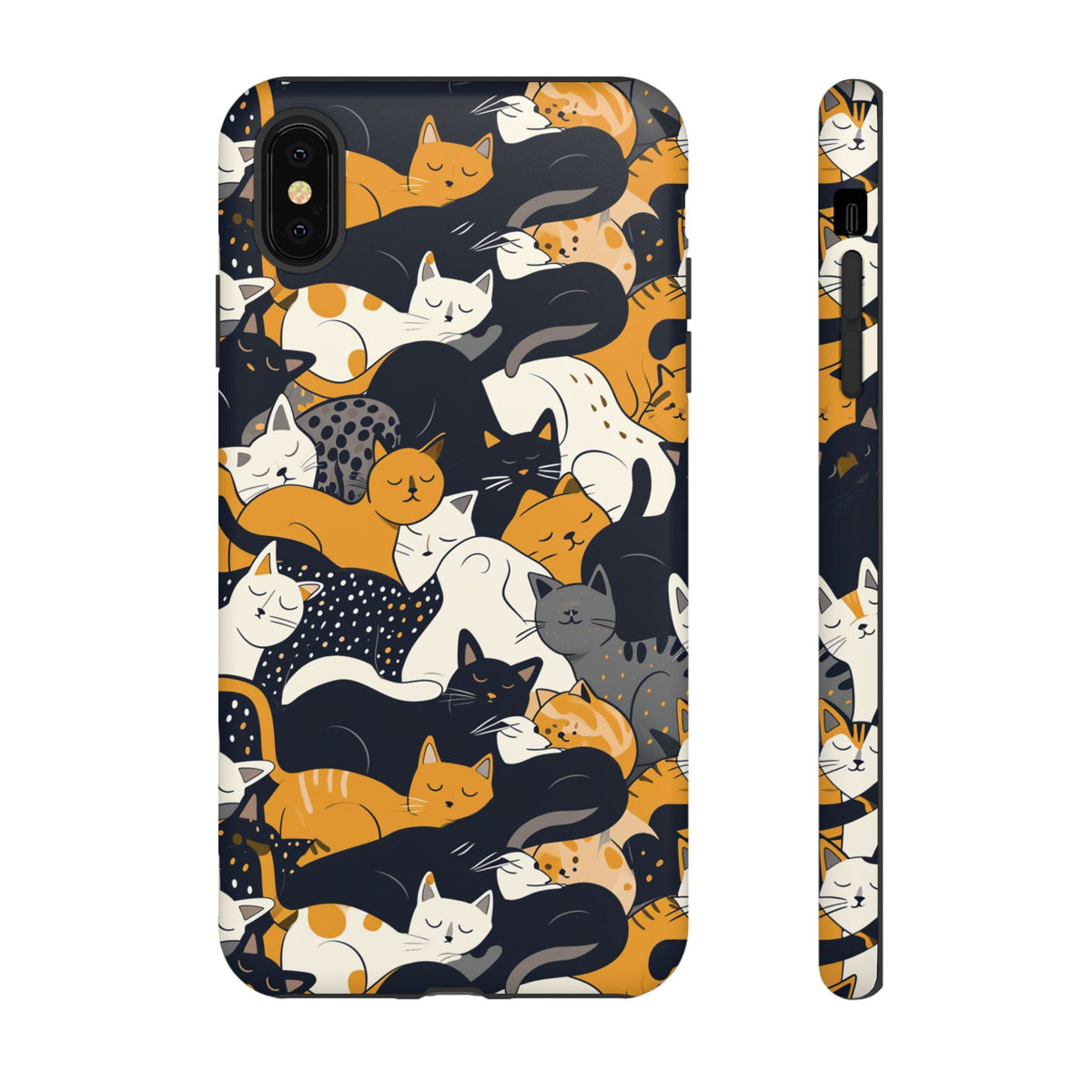 Seamless Cat Pattern Design Phone Case – Playful and Stylish Cat-Themed Phone Cover 2