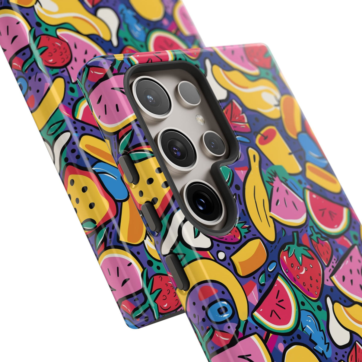 90s Themed Seamless Pattern Phone Case – Embrace Retro Style and Protection 316