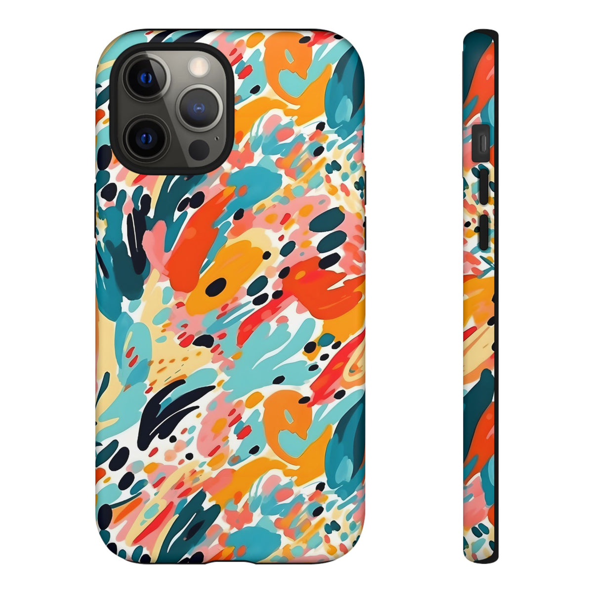 Abstract Painting Design Phone Case – Modern Art-Inspired Phone Cover 7