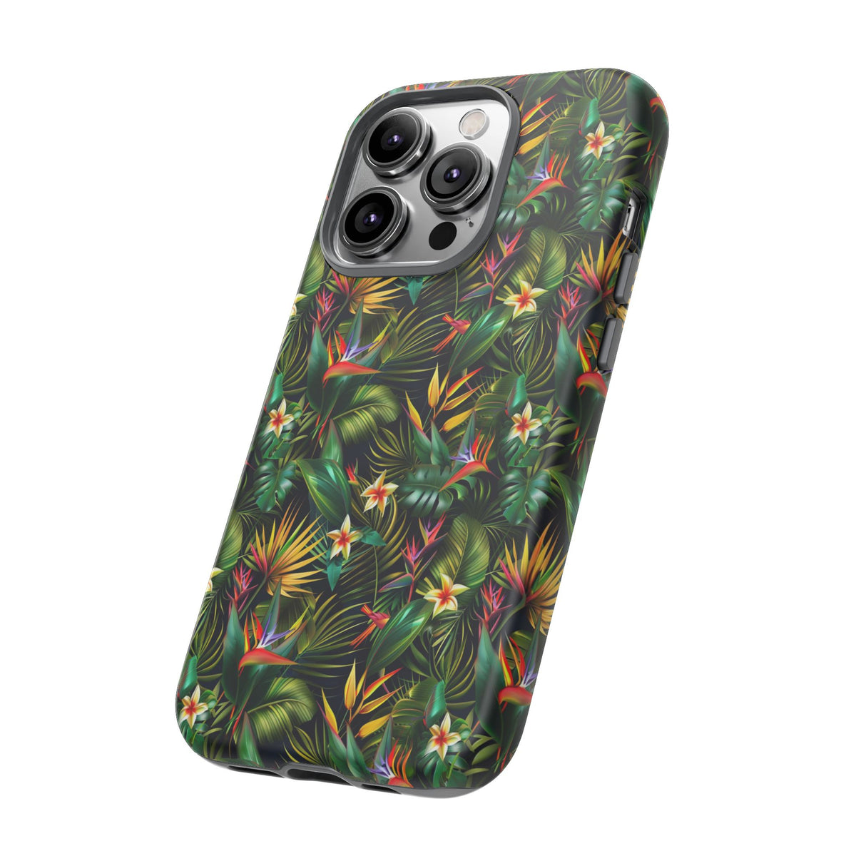 Jungle Pattern Phone Case – Exotic & Lush Design for Your Phone 348