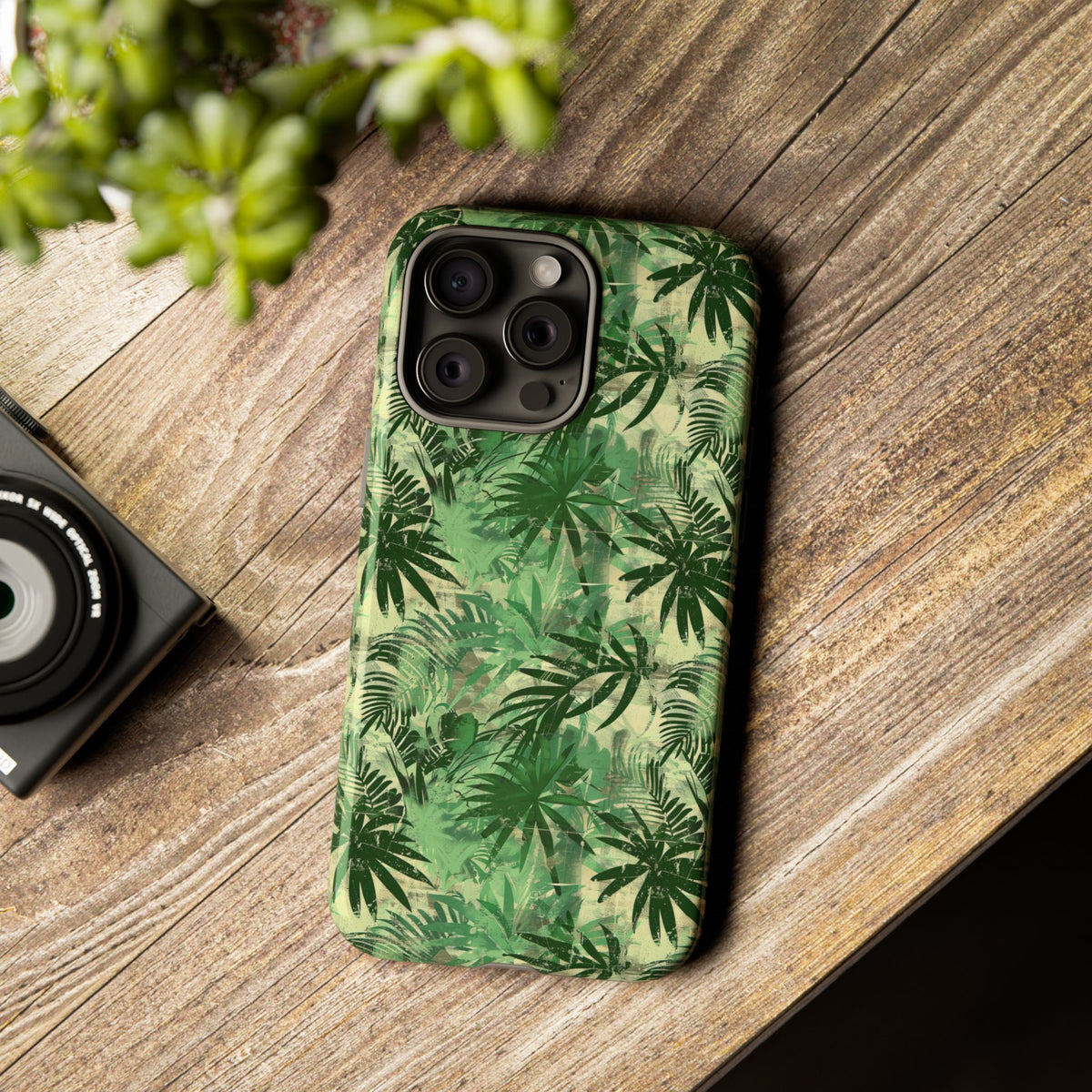 Jungle Pattern Phone Case – Exotic & Lush Design for Your Phone 336