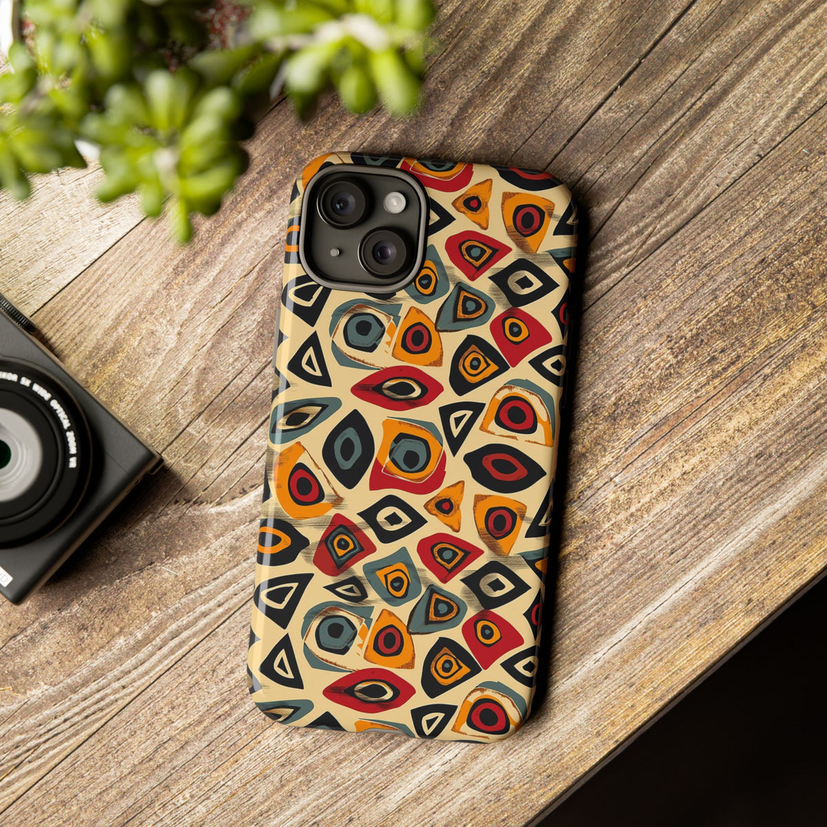 Stylish African Pattern Phone Case – Unique and Vibrant Protection 167