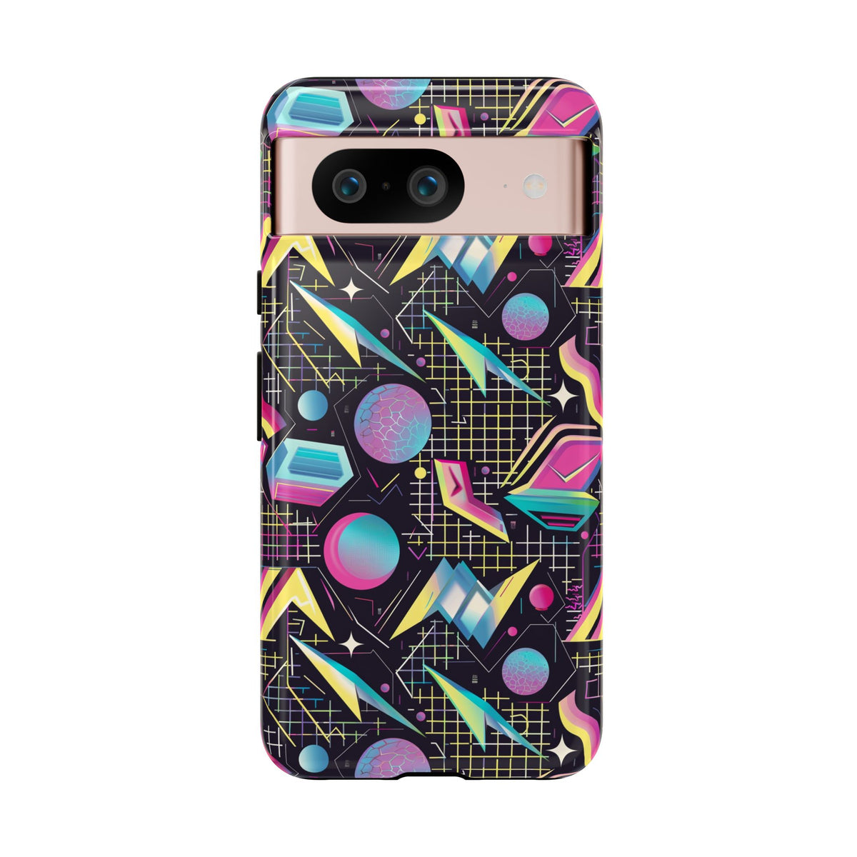 Retro 80s Seamless Phone Case – Vintage Style Meets Modern Protection 086