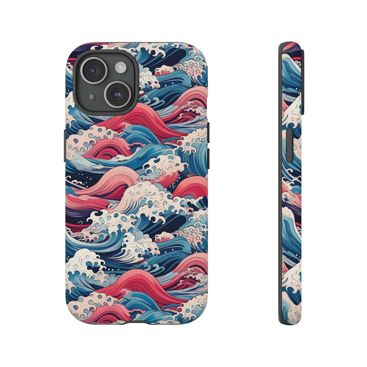 Japanese Waves Phone Case – Embrace Timeless Elegance with Classic Design 3