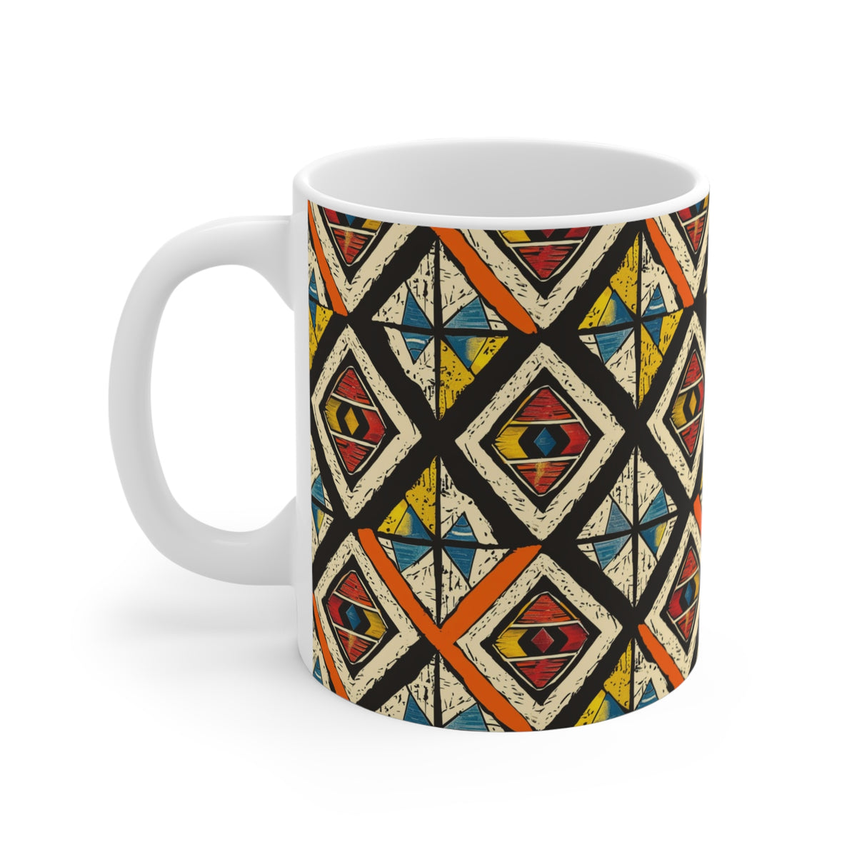 All-Over African Pattern Coffee Mug 556