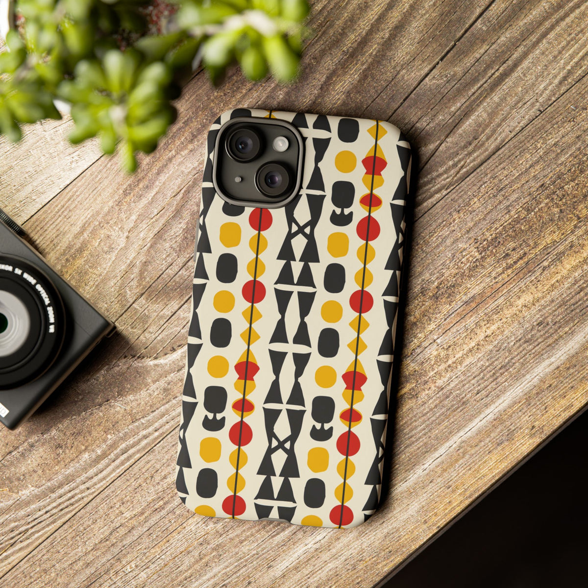 Stylish African Pattern Phone Case – Unique and Vibrant Protection 194