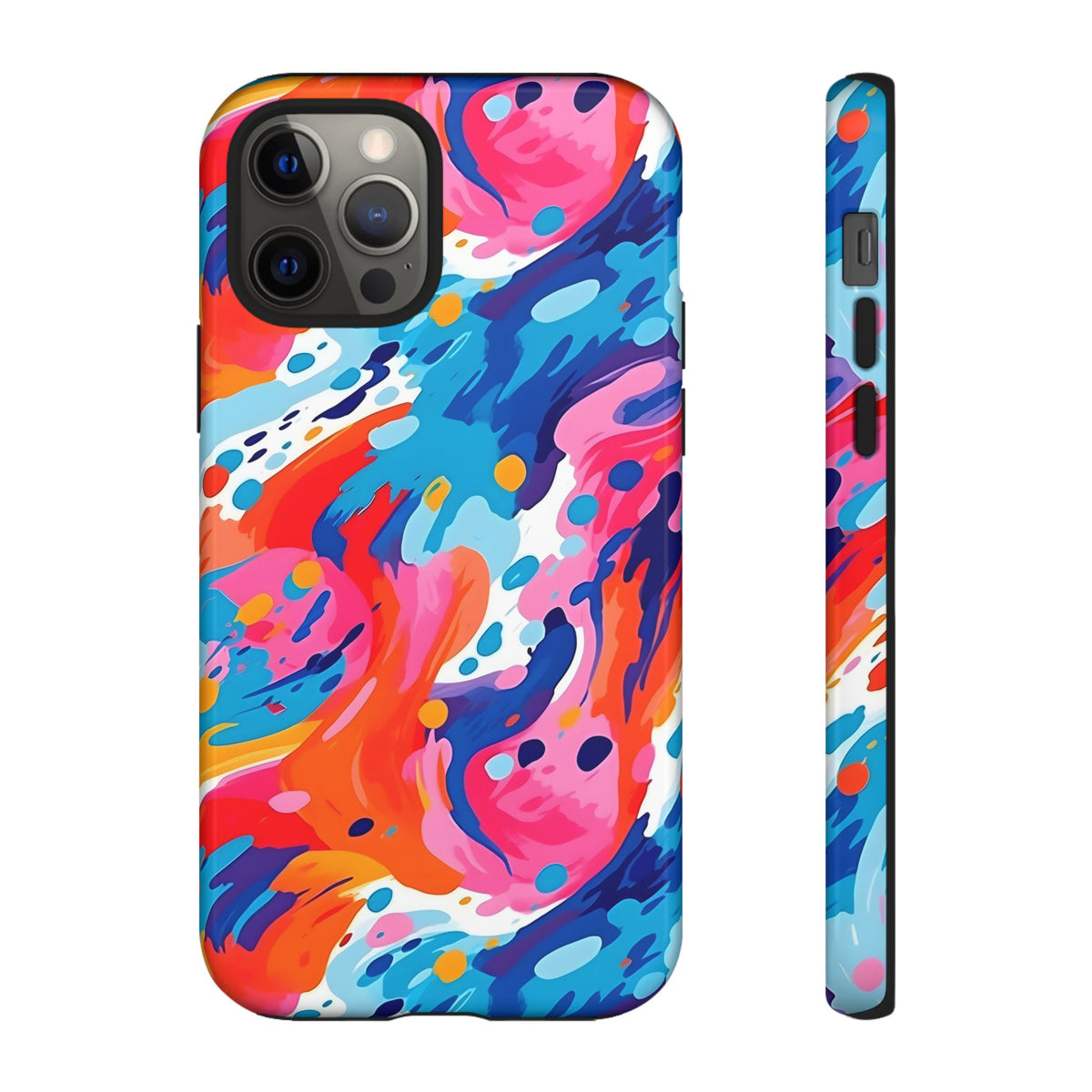 Abstract Painting Design Phone Case – Modern Art-Inspired Phone Cover 4