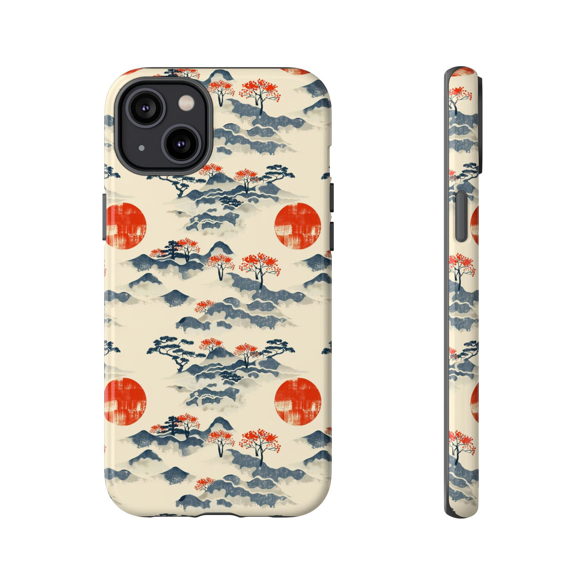 Japanese Pattern Phone Case – Elegant & Timeless Design for Your Phone 085