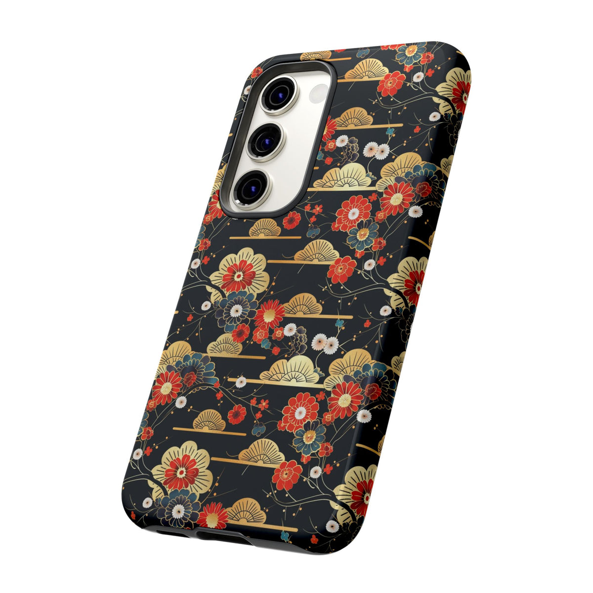 Japanese Pattern Phone Case – Elegant & Timeless Design for Your Phone 063