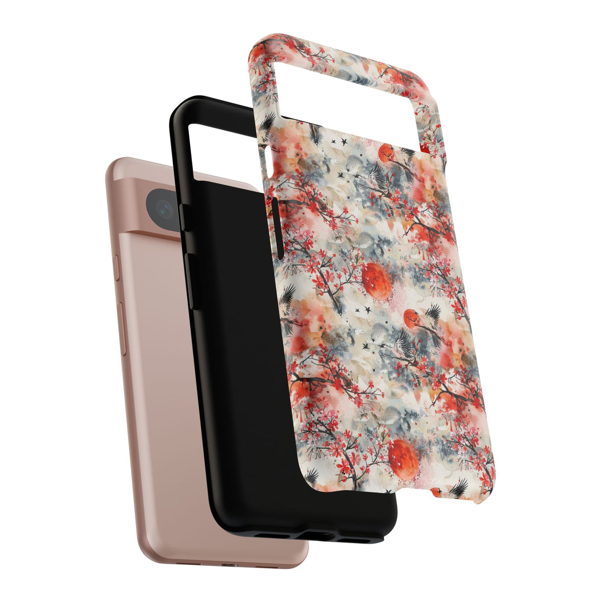 Japanese Pattern Phone Case – Elegant & Timeless Design for Your Phone 110