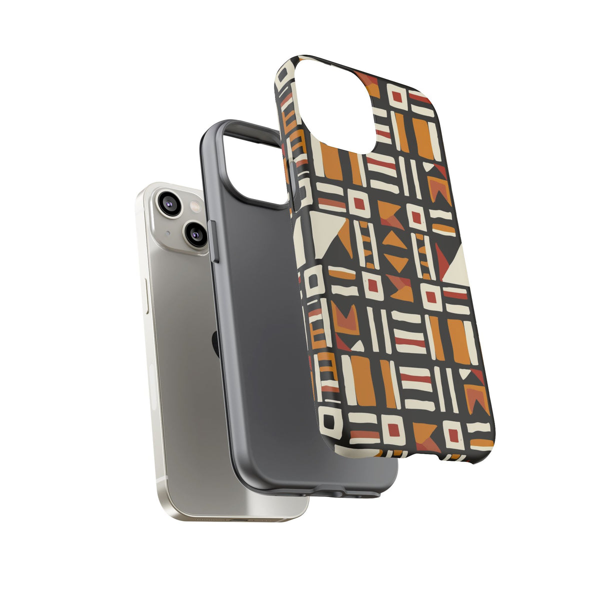 Stylish African Pattern Phone Case – Unique and Vibrant Protection 107