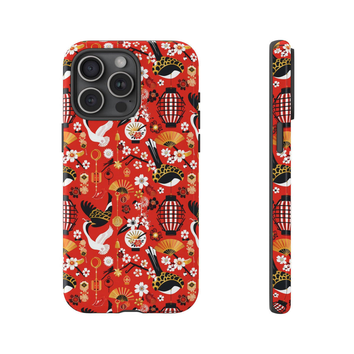 Japanese Pattern Phone Case – Elegant & Timeless Design for Your Phone 056