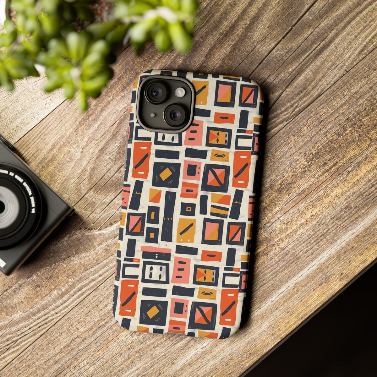 Stylish African Pattern Phone Case – Unique and Vibrant Protection 087