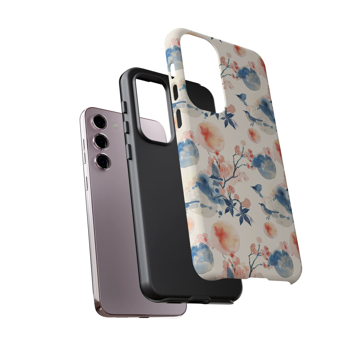 Japanese Pattern Phone Case – Elegant & Timeless Design for Your Phone 083