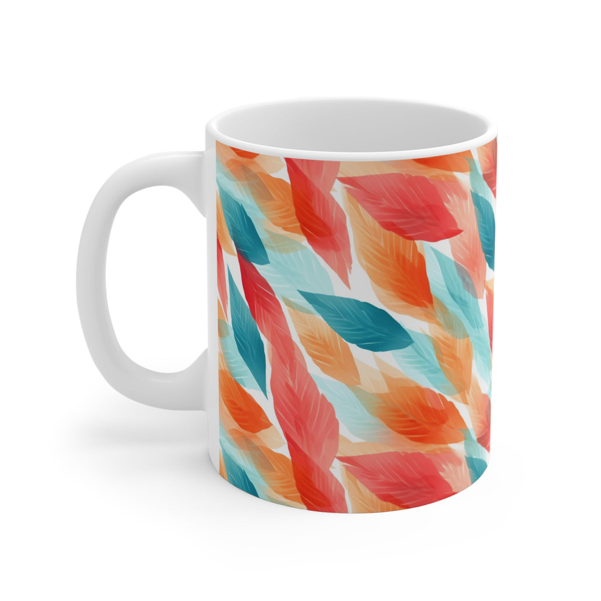 Various Watercolor Design All Over Coffee Mug – Unique Artistic Ceramic Coffee Cup 330