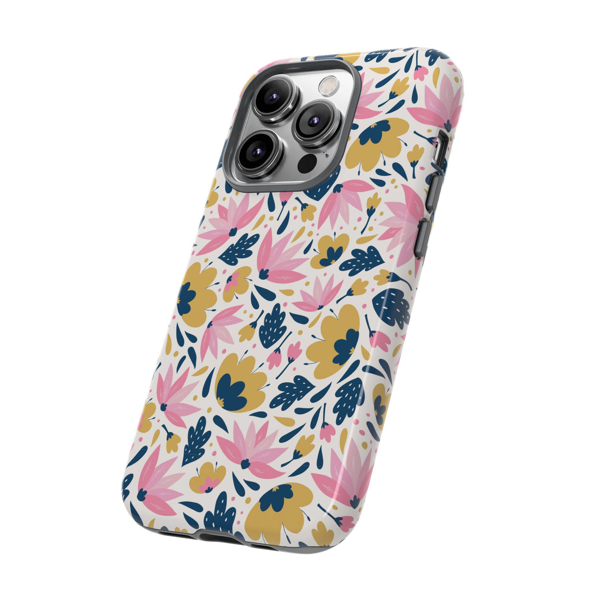 Colorful Little Flower Design Phone Case – Bright and Cheerful Floral Phone Cover 3