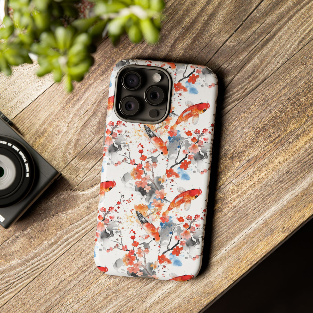 Japanese Pattern Phone Case – Elegant & Timeless Design for Your Phone 035