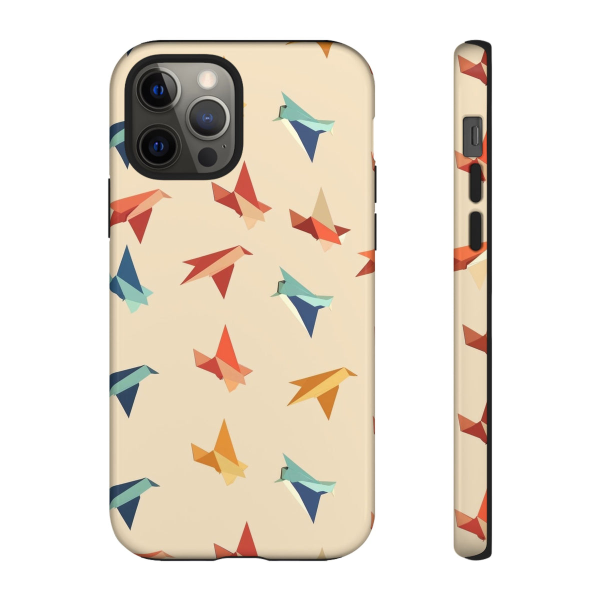 Birds Seamless Pattern Phone Case – Elegant and Timeless Avian Design 4