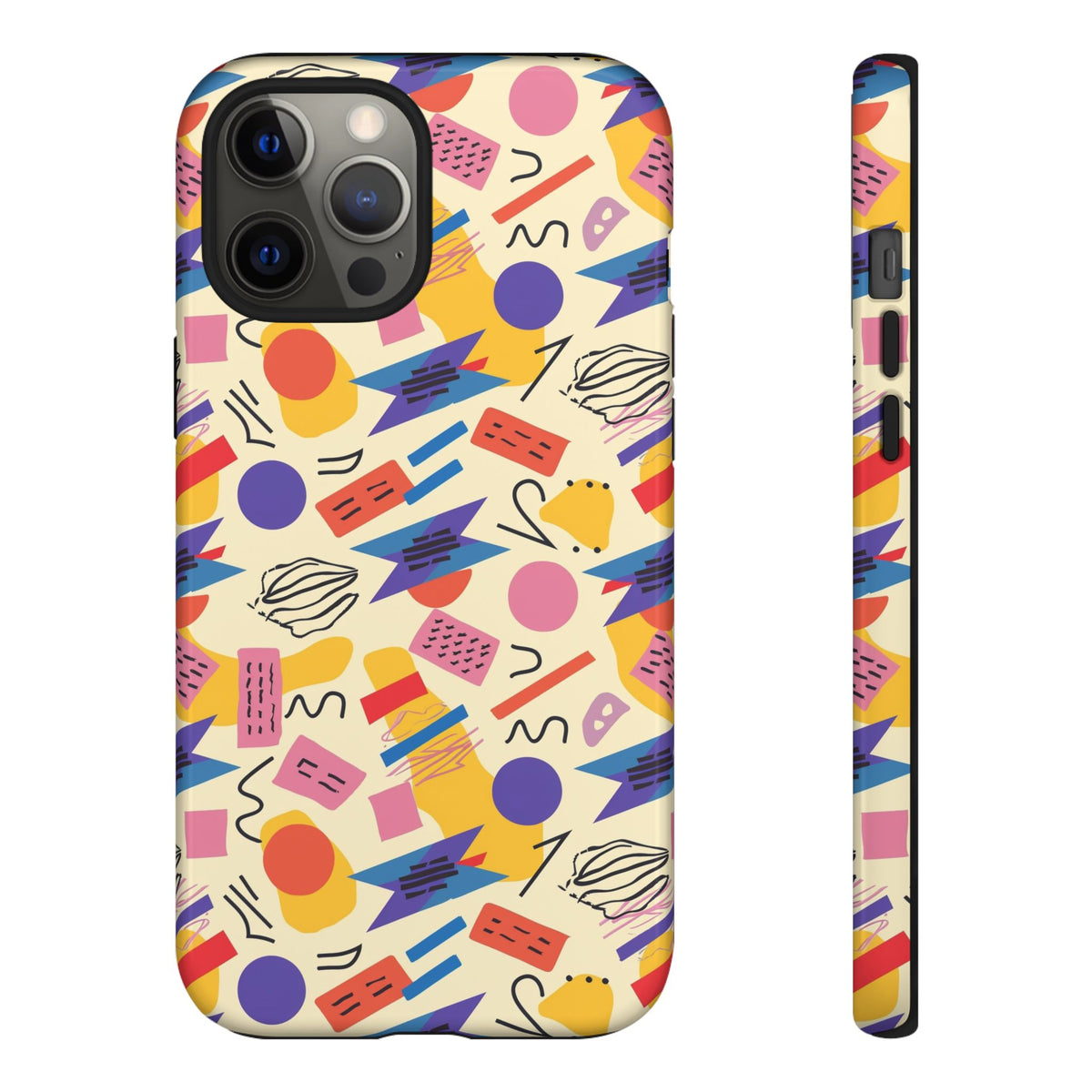 90s Themed Seamless Pattern Phone Case – Embrace Retro Style and Protection 270