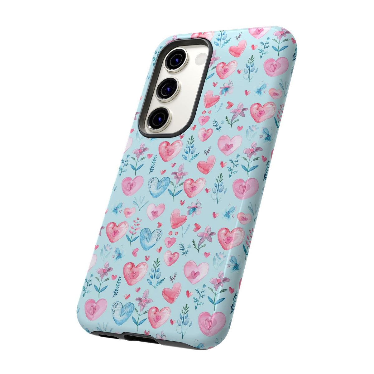 Heart Pattern Phone Case – Stylish & Loving Design for Your Device 228