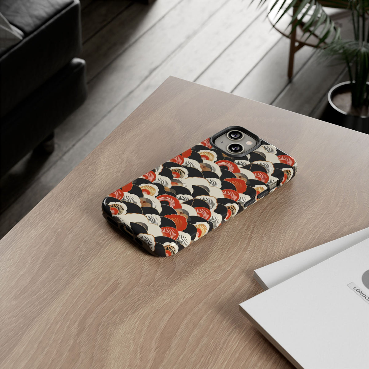 Japanese Pattern Phone Case – Elegant & Timeless Design for Your Phone 080