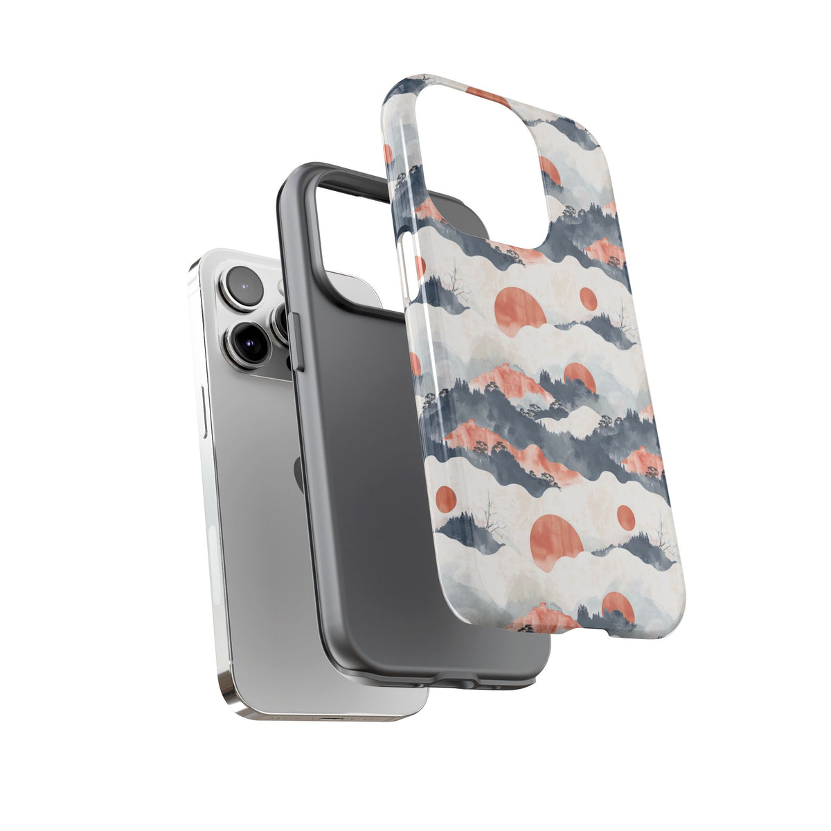 Japanese Pattern Phone Case – Elegant & Timeless Design for Your Phone 139