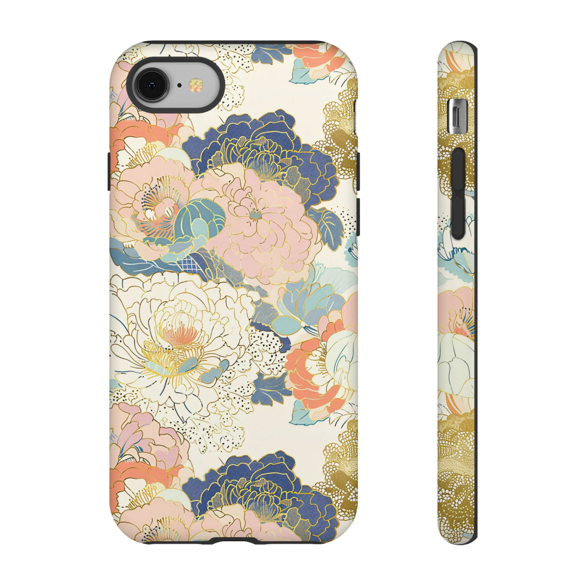 Japanese Blossom Asian Floral Design Phone Case – Elegant Floral Phone Cover 4