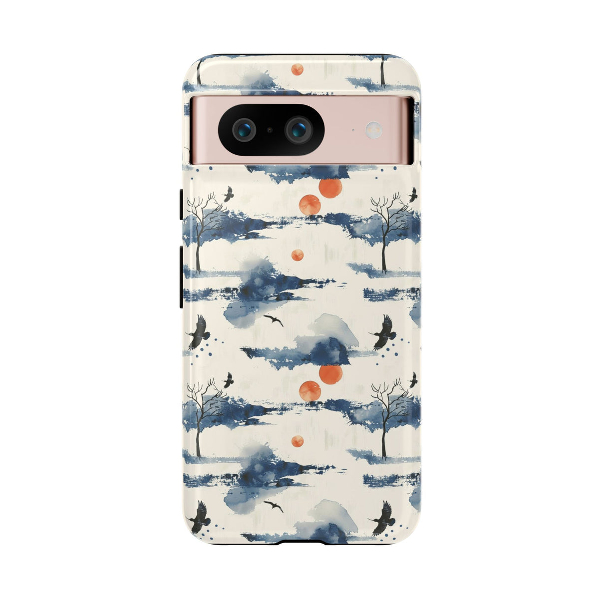 Japanese Pattern Phone Case – Elegant & Timeless Design for Your Phone 030