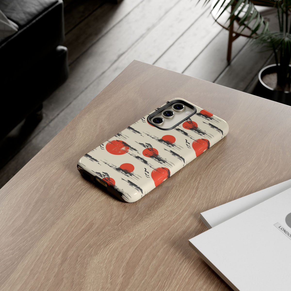 Japanese Pattern Phone Case – Elegant & Timeless Design for Your Phone 077