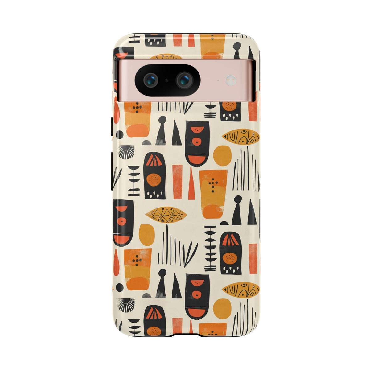 Stylish African Pattern Phone Case – Unique and Vibrant Protection 208