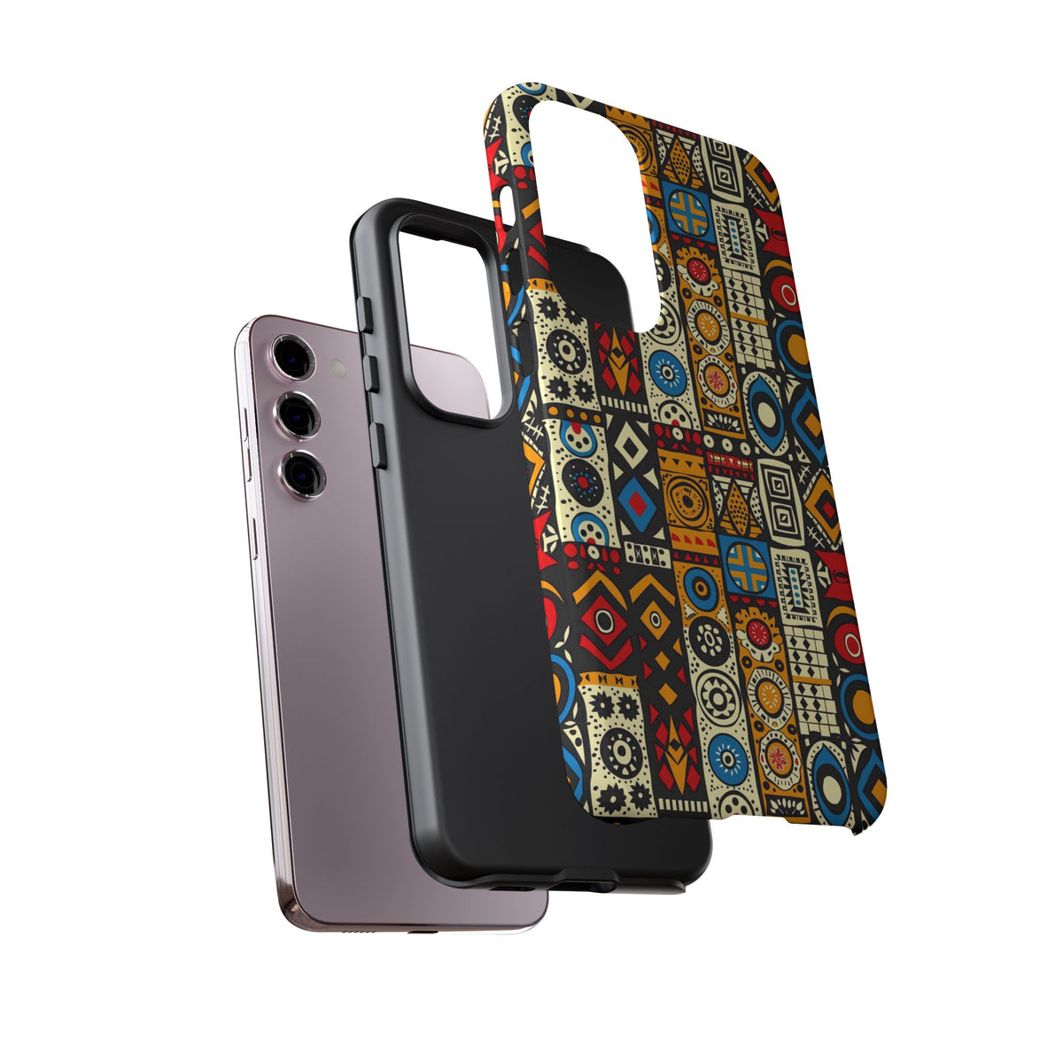 Stylish African Pattern Phone Case – Unique and Vibrant Protection 206