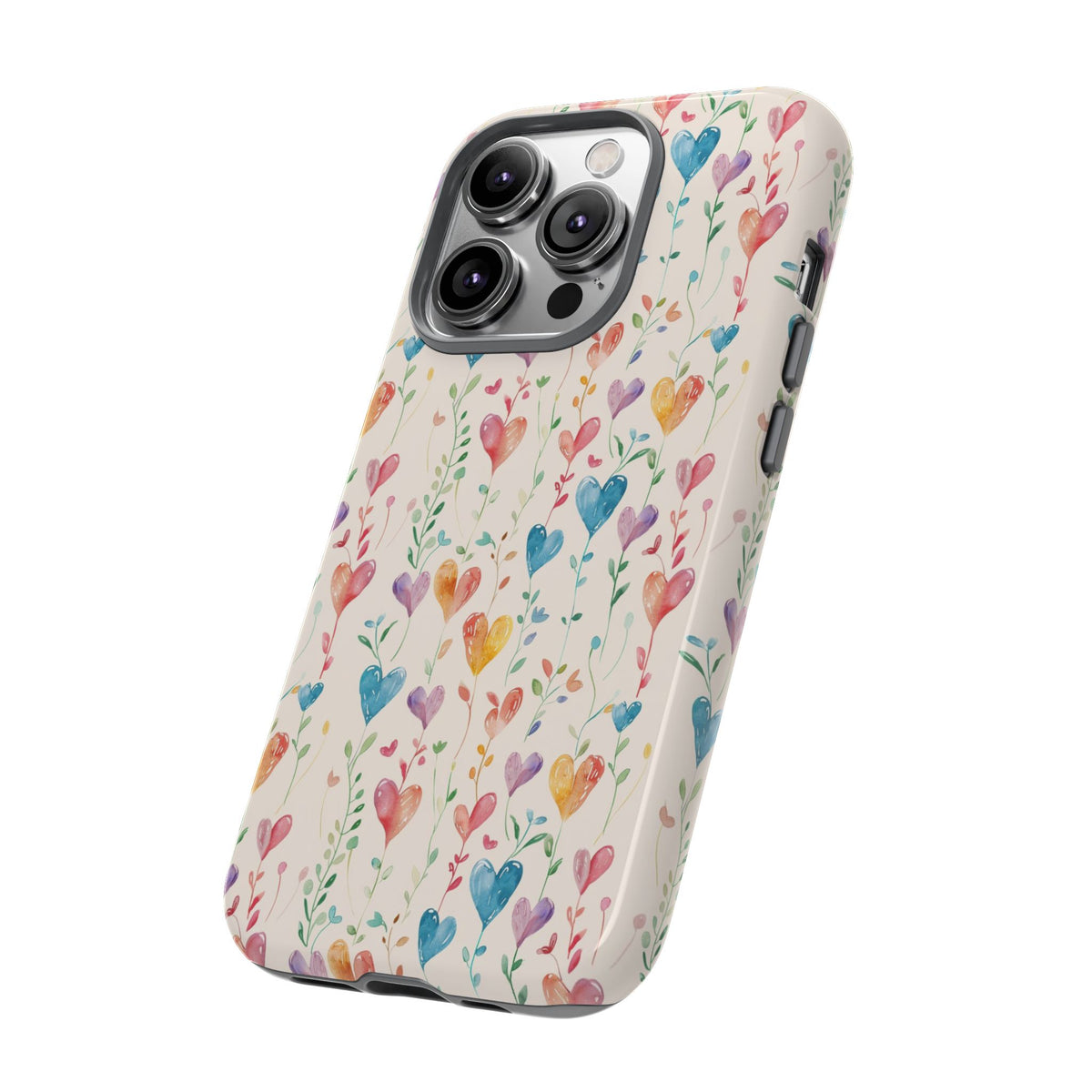 Heart Pattern Phone Case – Stylish & Loving Design for Your Device 226