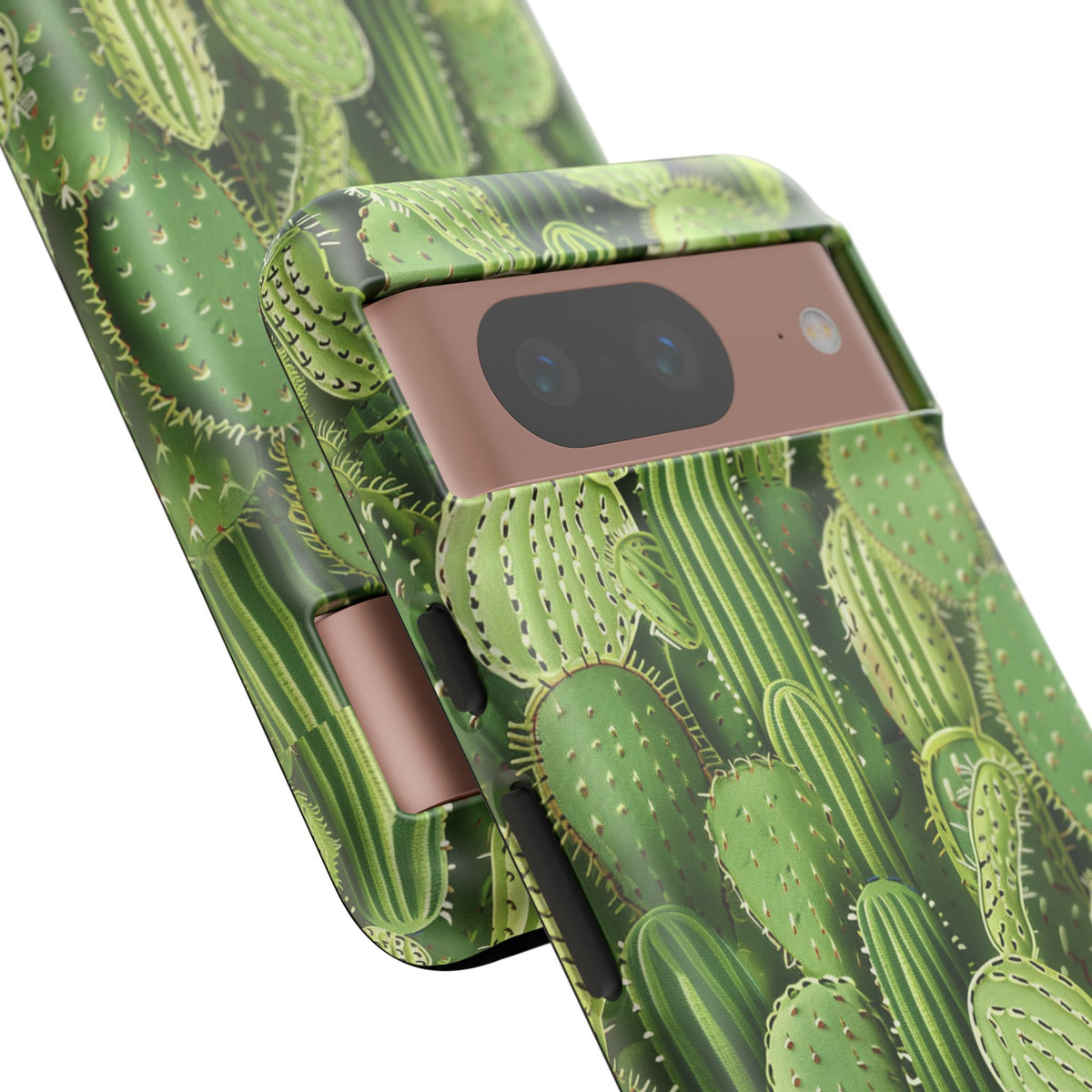 Cactus Embroidery Phone Case – Elegant and Unique Handcrafted Cactus Design