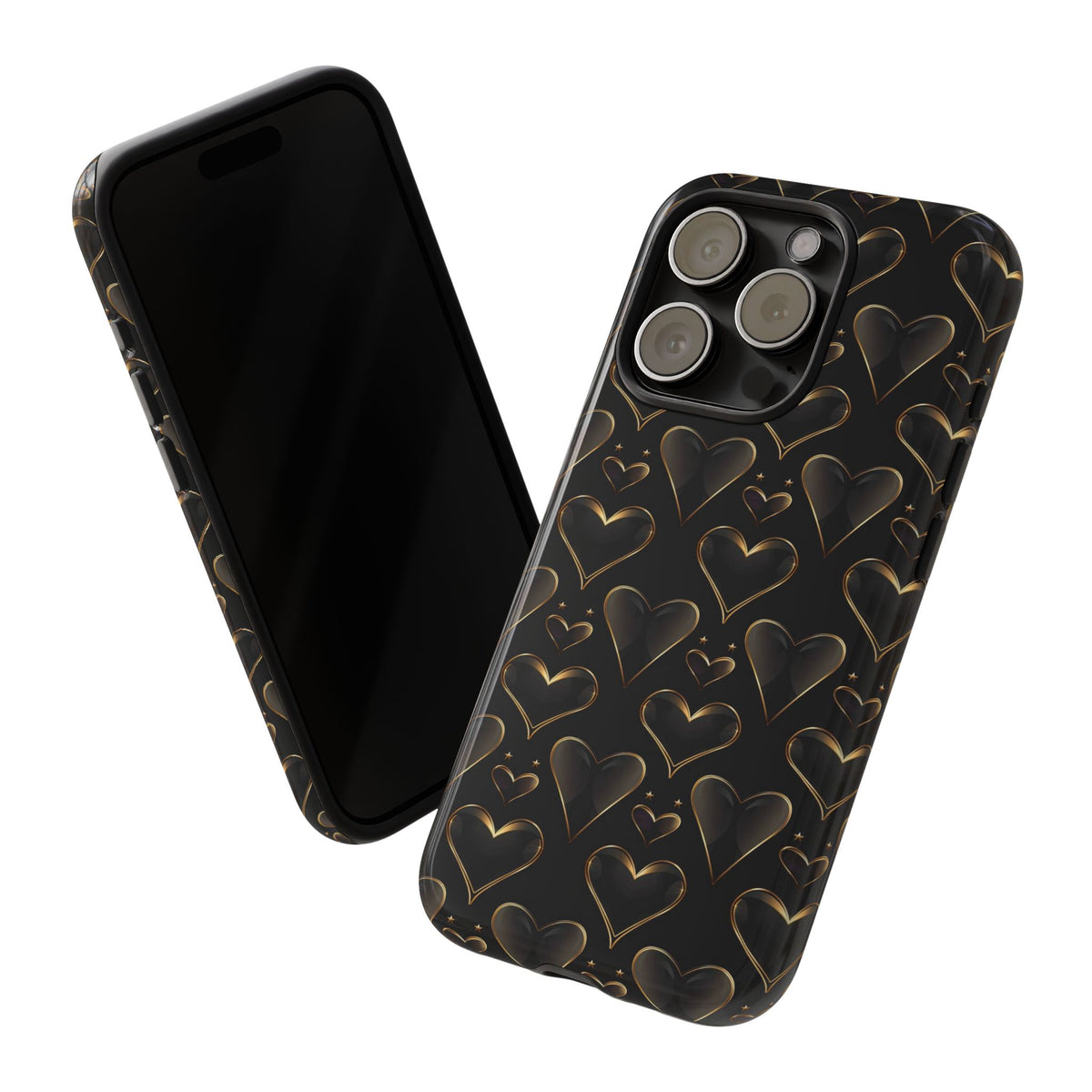 Heart Pattern Phone Case – Stylish & Loving Design for Your Device 362