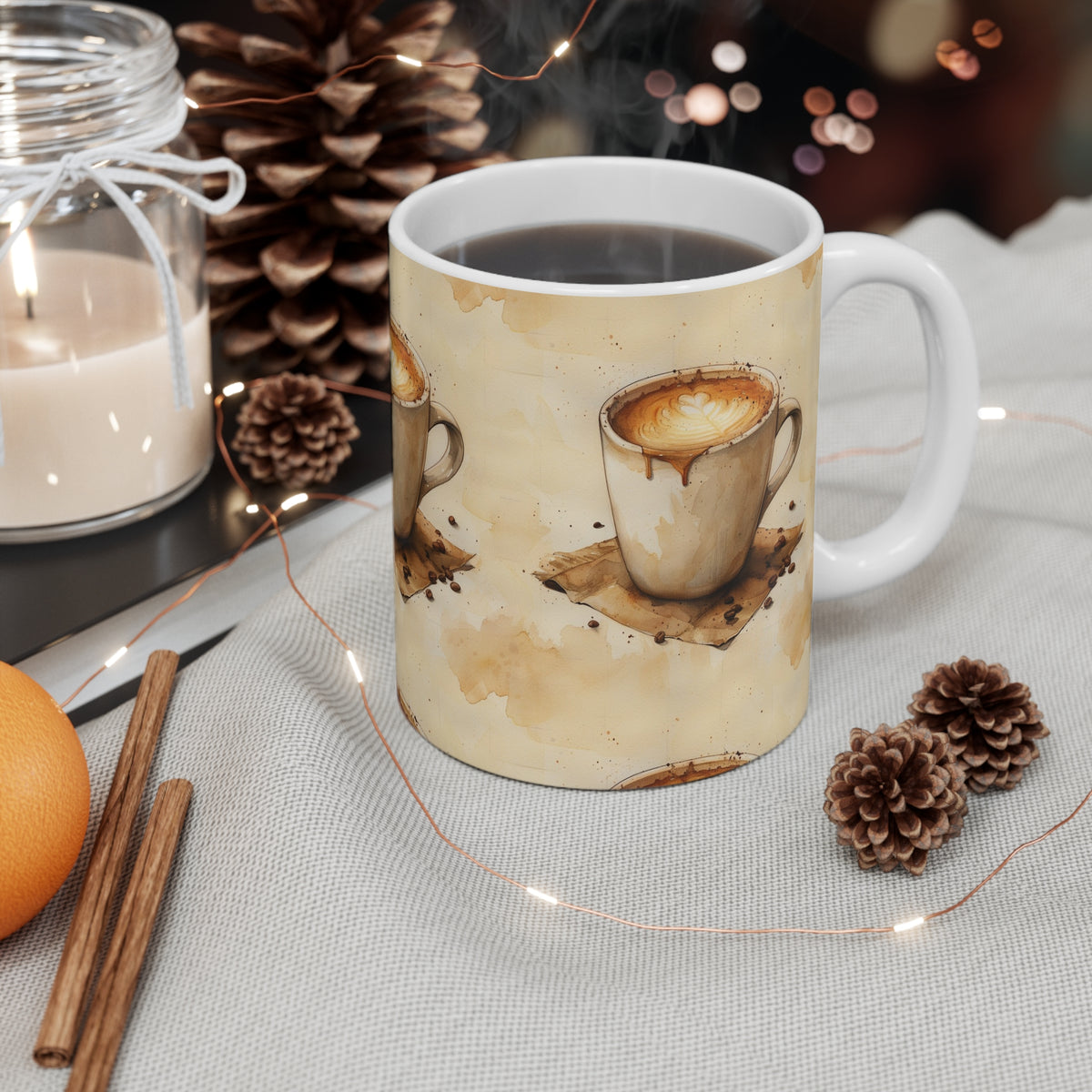Coffee-Themed Coffee Mug - Sip in Style 494