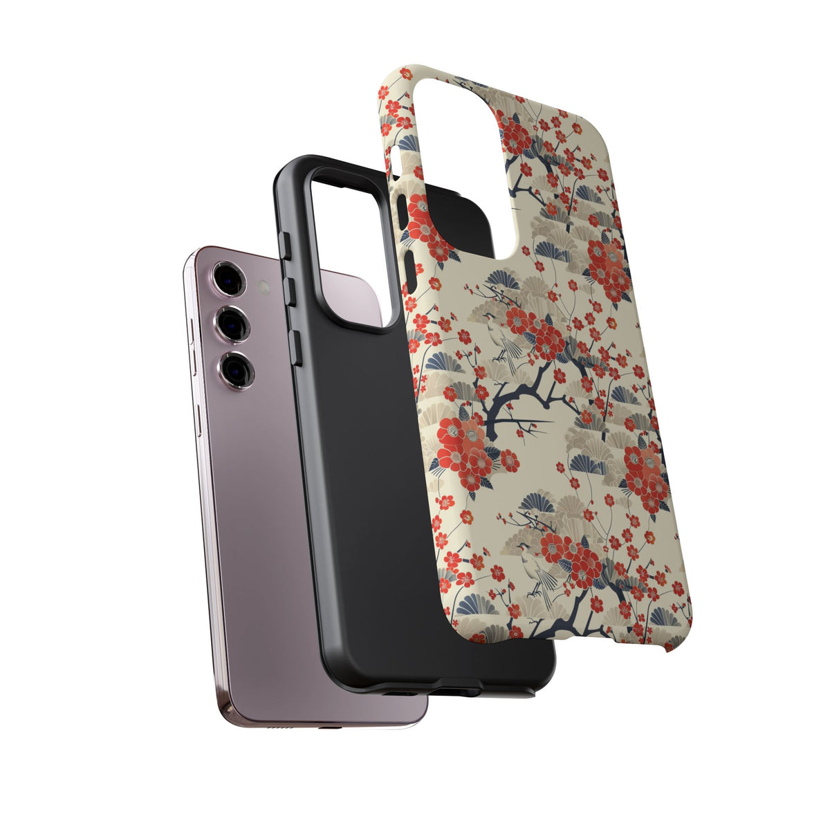 Japanese Pattern Phone Case – Elegant & Timeless Design for Your Phone 031