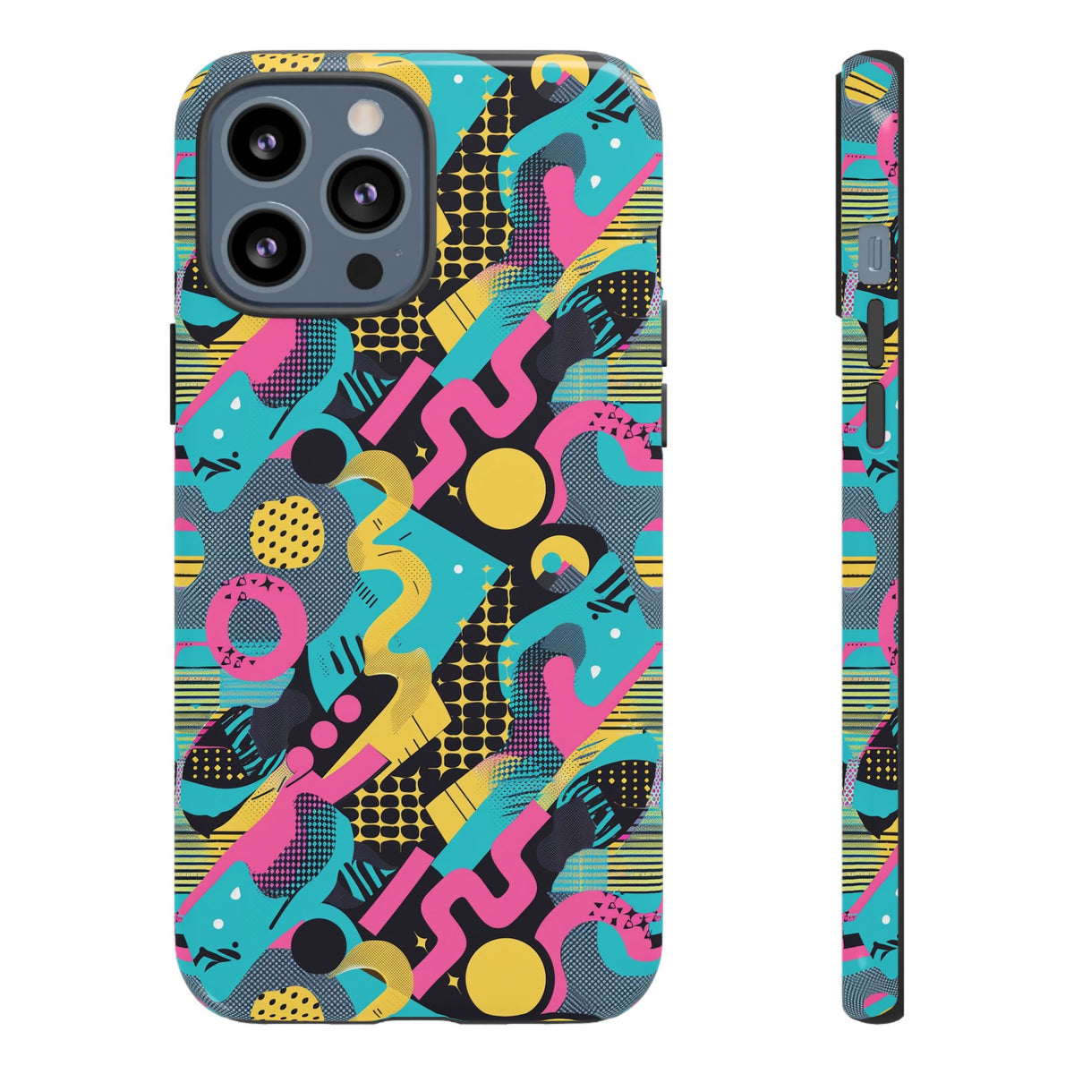 Retro 80s Seamless Phone Case – Vintage Style Meets Modern Protection 138