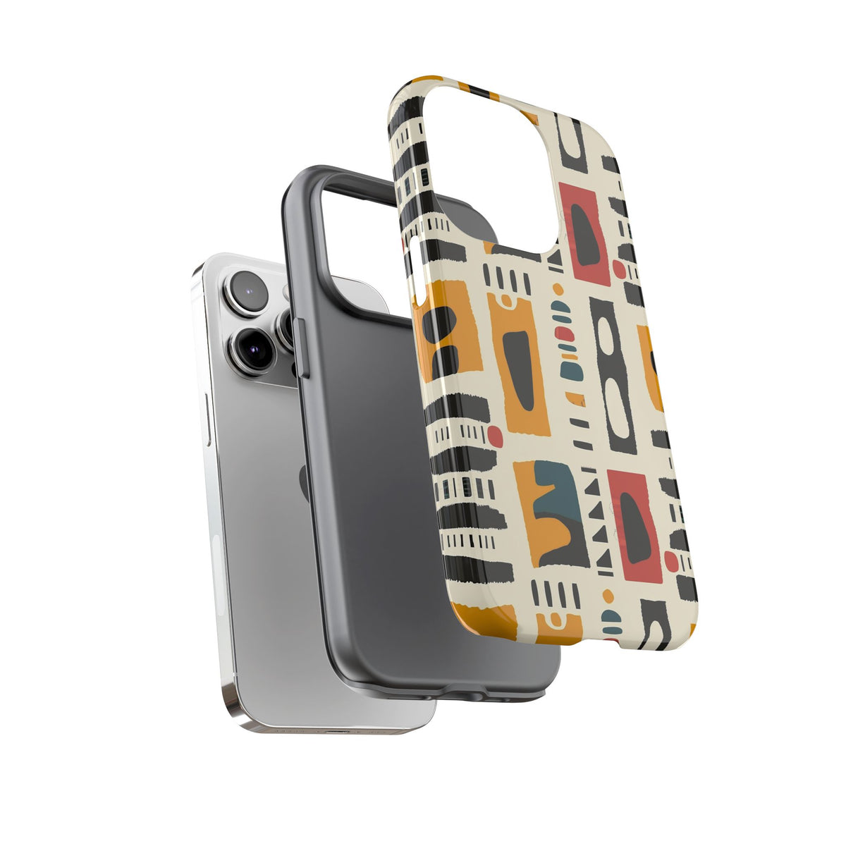 Stylish African Pattern Phone Case – Unique and Vibrant Protection 260