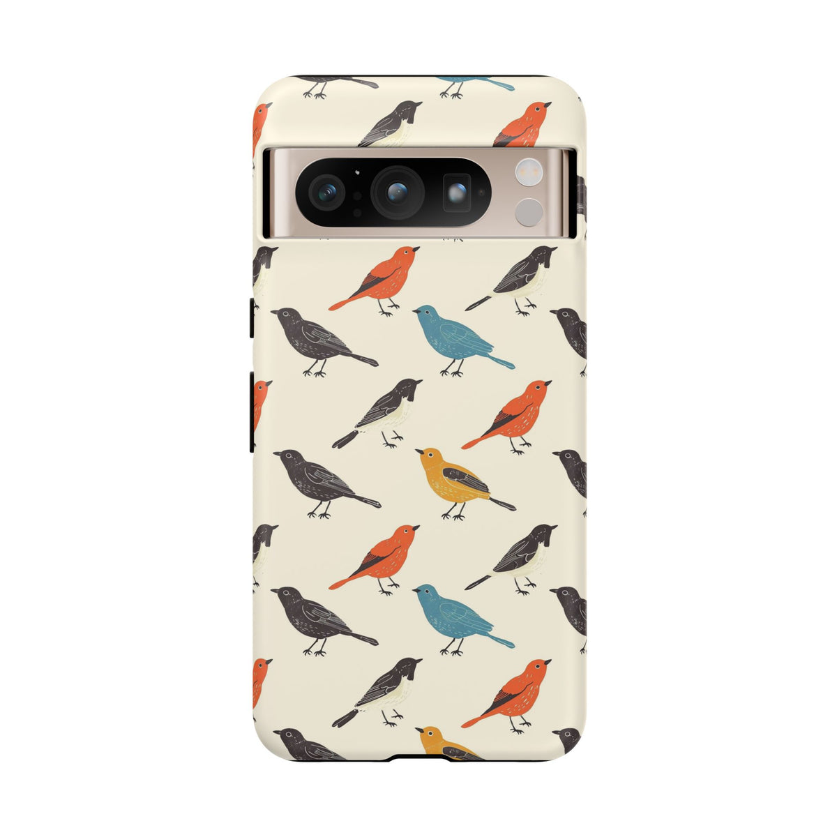 Birds Seamless Pattern Phone Case – Elegant and Timeless Avian Design 5