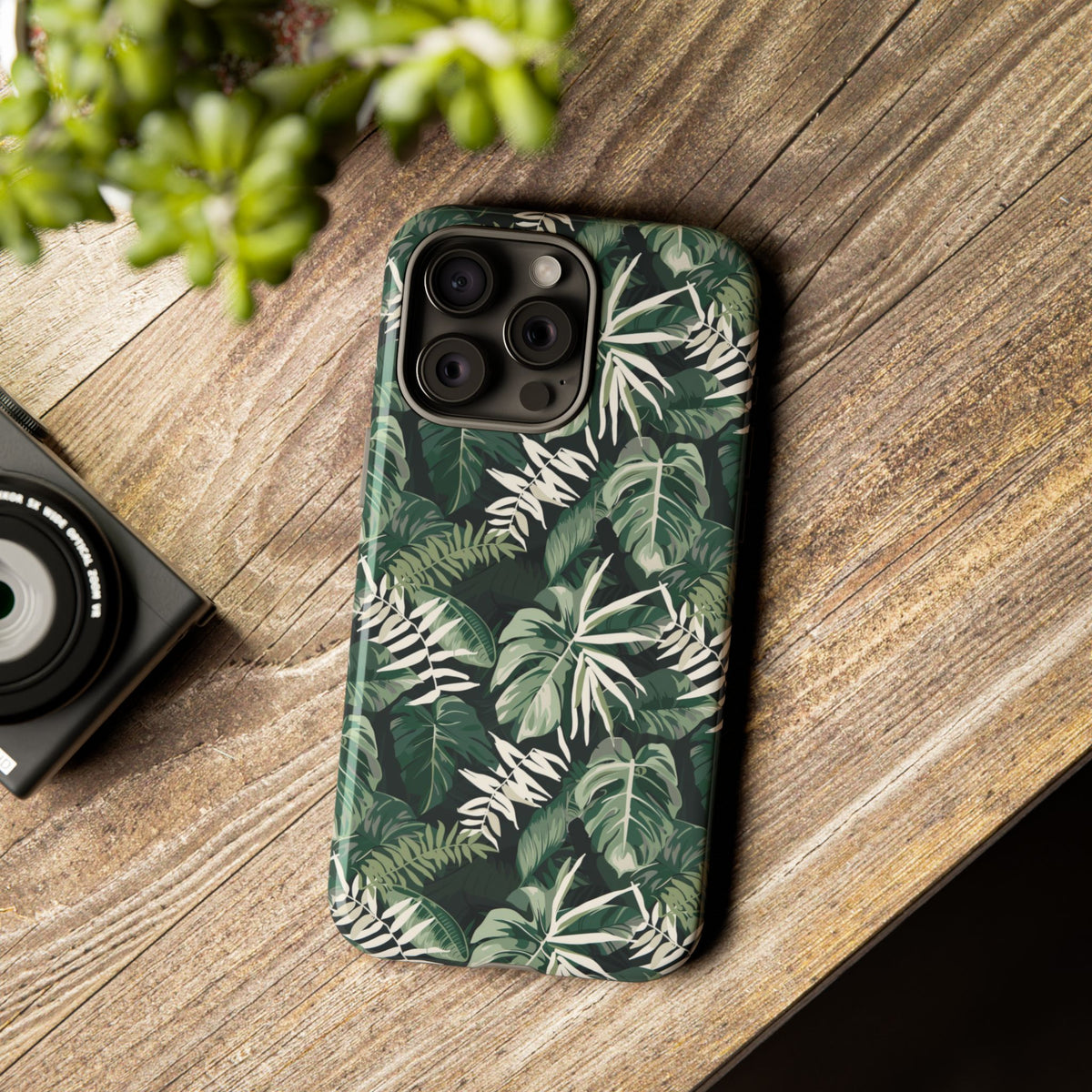 Jungle Pattern Phone Case – Exotic & Lush Design for Your Phone 351