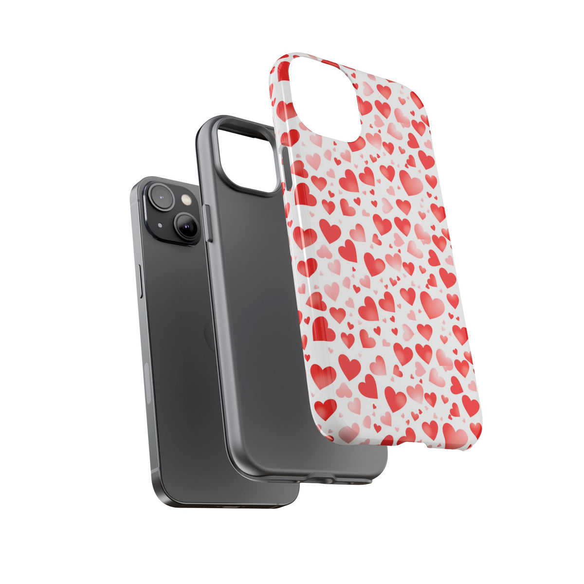 Heart Pattern Phone Case – Stylish & Loving Design for Your Device 231