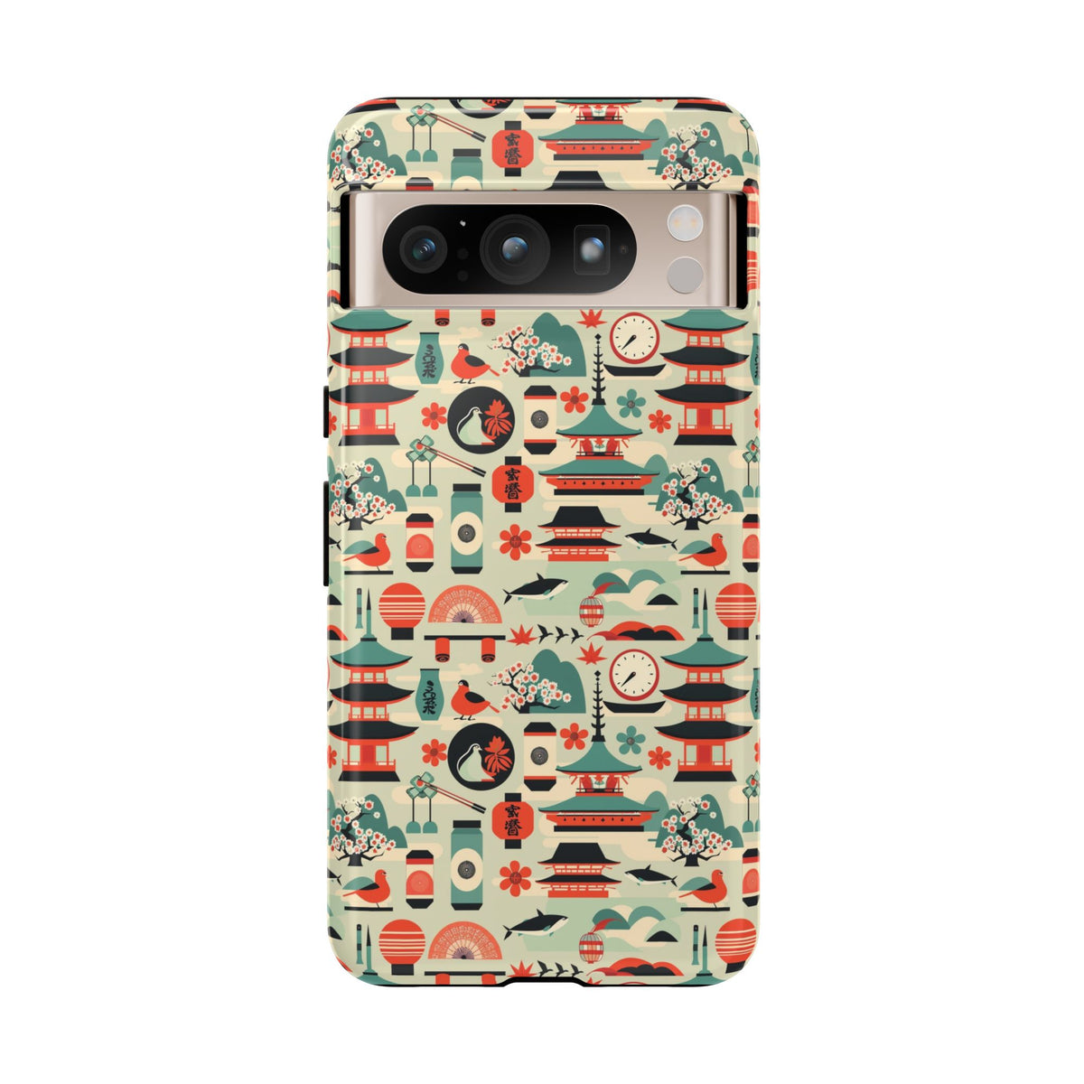 Japanese Pattern Phone Case – Elegant & Timeless Design for Your Phone 105