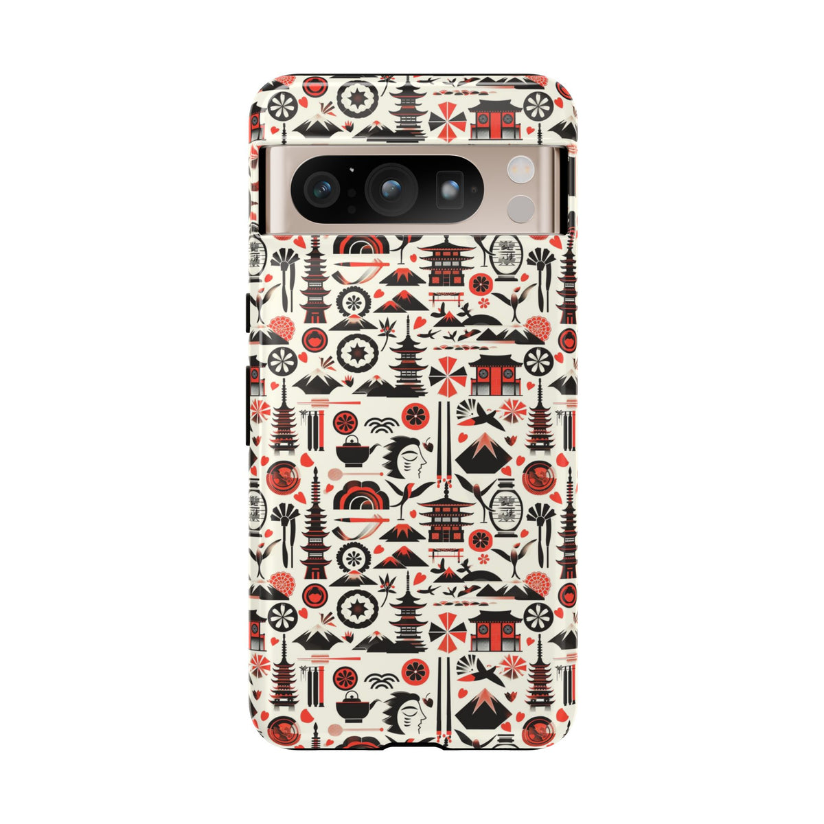 Japanese Pattern Phone Case – Elegant & Timeless Design for Your Phone 006